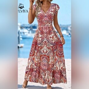Paisley Maxi Dress